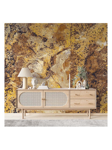 Фототапет Огнен камък