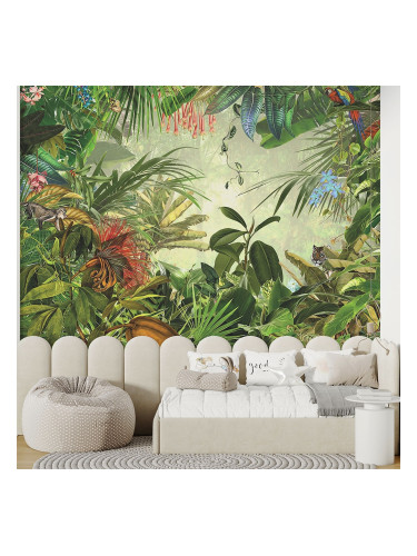 Фототапет Пъстра джунгла