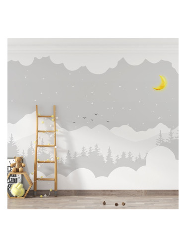 Тапет за детска стая - Бели планини