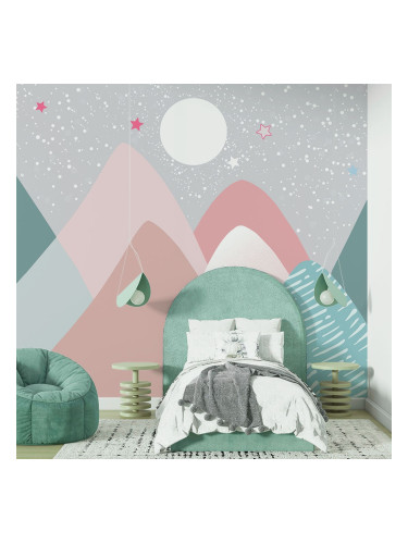 Тапет за детска стая - Звезди в планината