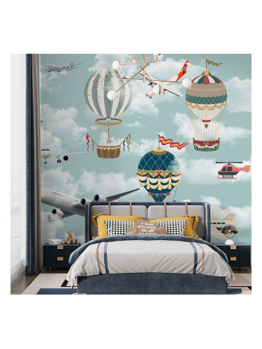 Детски фототапет - Самолети в небето