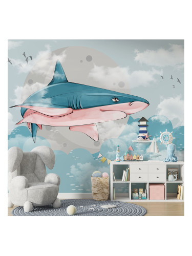 Фототапет - Летяща акула