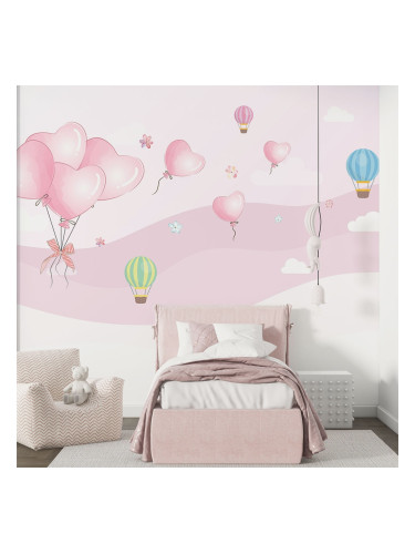 Фототапет - Влюбени балони