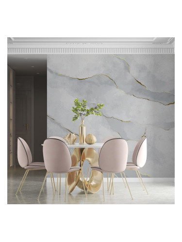 Фототапет - Мрамор и злато