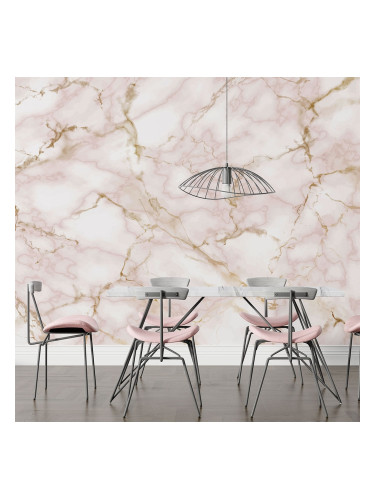 Фототапет - Нежен розов мрамор