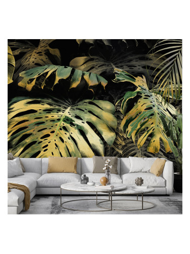 Фототапет - Златисти листа