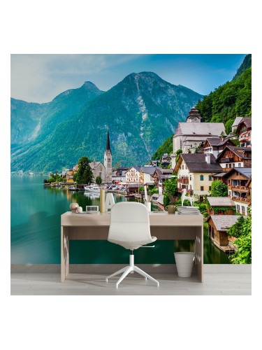 Фототапет - езерото Hallshtatt