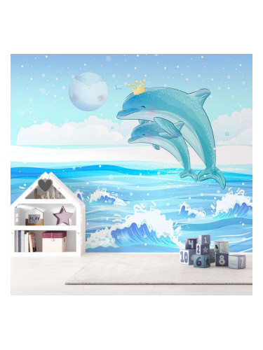 Фототапет - Семейство делфини