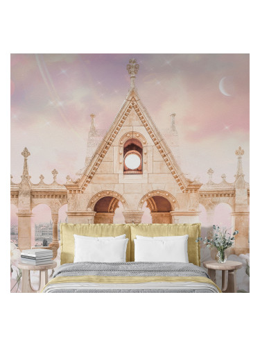 Фототапет - Розови сгради