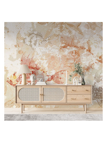 Фототапет - Железни риби