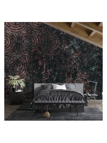 Фототапет - Червена спирала