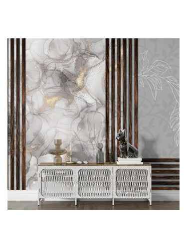 Фототапет Дърво и мрамор 2