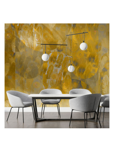 Фототапет Златни пера