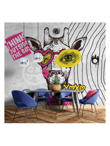 Фототапет - Арт жираф