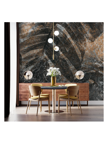 Фототапет - Тъмни листа