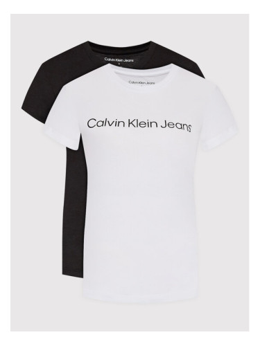 Calvin Klein Jeans Комплект 2 тишъртки J20J220161 Цветен Slim Fit