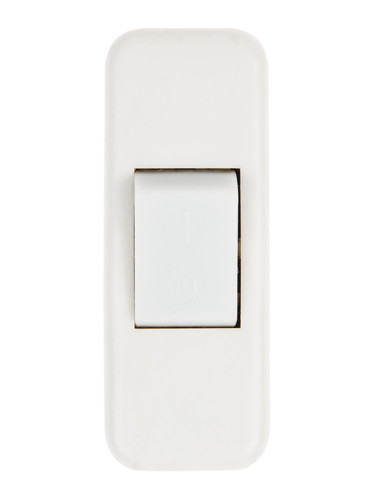 Превключвател мрежов, междинен ключ, 6A/250VAC, бял