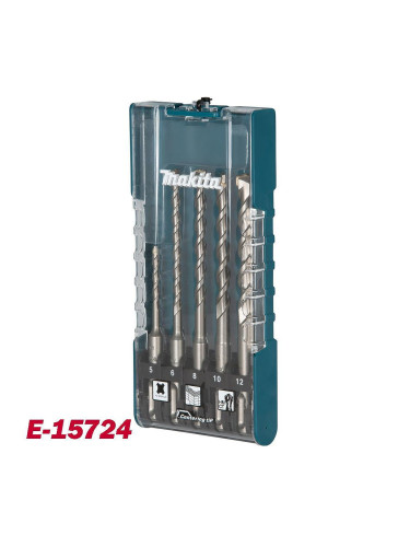 Свредла за бетон SDS-Plus, 5-12x110/160 мм, Makita E-15724, 5 бр.