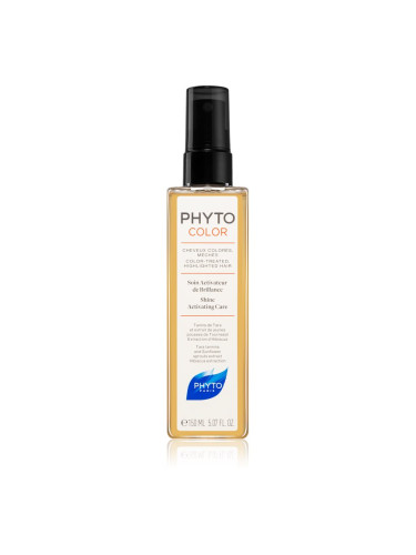 Phyto Color Shine Activating Care грижа без отмиване за блясък и защита на боядисана коса 150 мл.