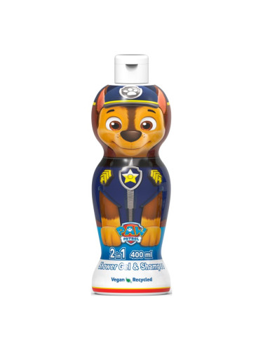 Nickelodeon Paw Patrol Shower Gel & Shampoo душ гел и шампоан 2 в 1 за деца Chase 400 мл.