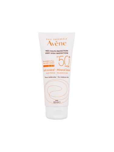 Avene Sun Mineral Milk SPF50+ Слънцезащитна козметика за тяло 100 ml