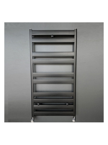 Черна алуминиева лира за баня GTT 525х1040мм