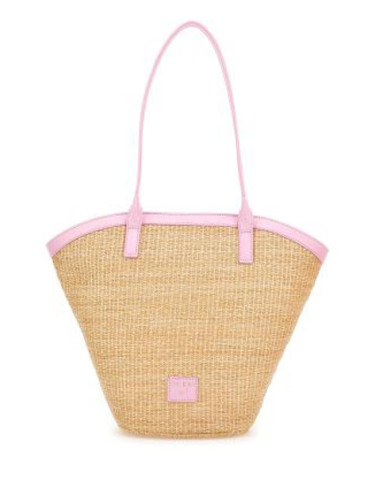 Детска плажна чанта с кожени дръжки Guess