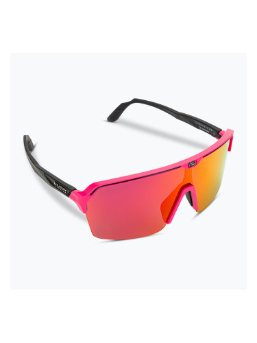 Rudy Project Spinshield Air розово флуо матово/мултилазерно червено очила за колоездене SP8438900001