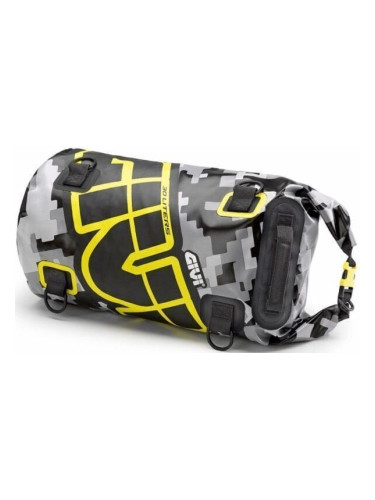 Givi EA114CM Waterproof Cylinder Seat Bag 30L Camo/Grey/Yellow чанта