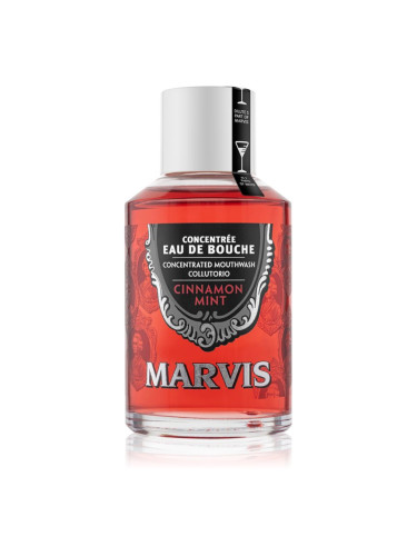 Marvis Concentrated Mouthwash Cinnamon Mint концентрирана вода за уста за свеж дъх 120 мл.