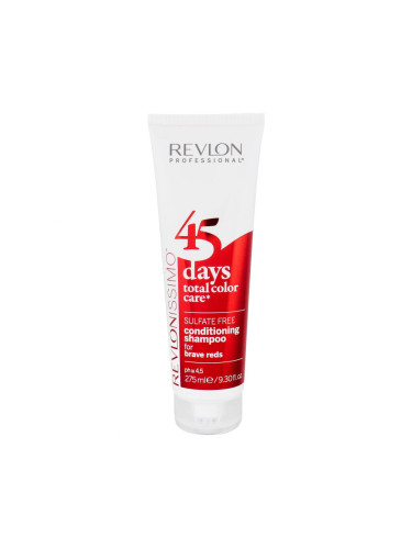 Revlon Professional Revlonissimo 45 Days 2in1 For Brave Reds Шампоан за жени 275 ml