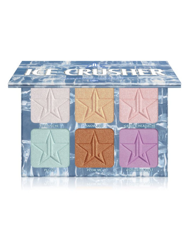 Jeffree Star Cosmetics Ice Crusher палитра хайлайтъри 6x7 гр.