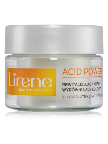 Lirene Acid Power ревитализиращ крем да уеднакви цвета на кожата 50 мл.