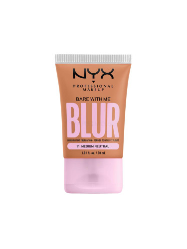 NYX Professional Makeup Bare With Me Blur Tint Foundation Фон дьо тен за жени 30 ml Нюанс 11 Medium Neutral