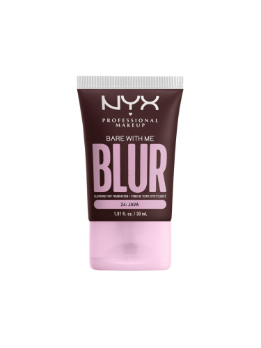 NYX Professional Makeup Bare With Me Blur Tint Foundation Фон дьо тен за жени 30 ml Нюанс 24 Java