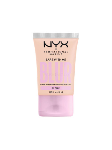 NYX Professional Makeup Bare With Me Blur Tint Foundation Фон дьо тен за жени 30 ml Нюанс 01 Pale