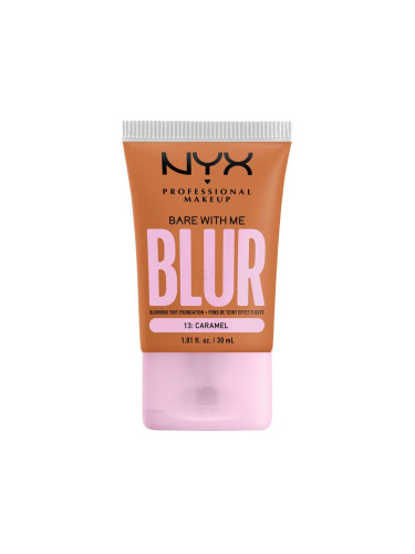 NYX Professional Makeup Bare With Me Blur Tint Foundation Фон дьо тен за жени 30 ml Нюанс 13 Caramel