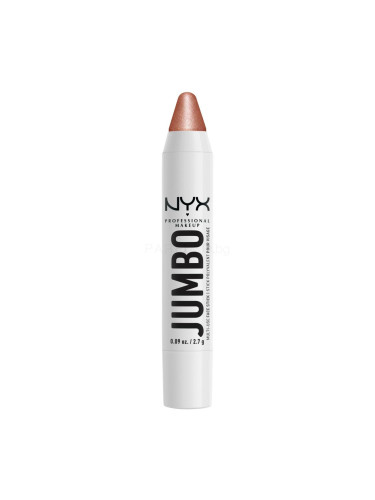NYX Professional Makeup Jumbo Multi-Use Highlighter Stick Хайлайтър за жени 2,7 гр Нюанс 01 Coconut
