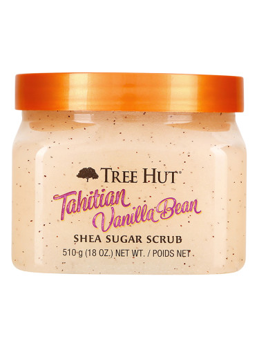 TREE HUT Shea Sugar Scrub Tahitian Vanilla Bean  Ексфолиант за тяло дамски 510gr