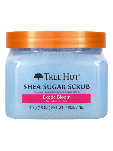 TREE HUT Shea Sugar Scrub Exotic Bloom  Ексфолиант за тяло дамски 510gr