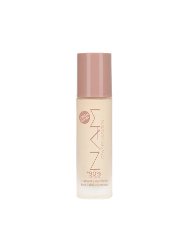 NAM Dewy Foundation 01C Swan Фон дьо тен флуид  30ml