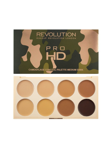 MAKEUP REVOLUTION  Ultra HD Camouflage Medium Dark Палитра  10gr