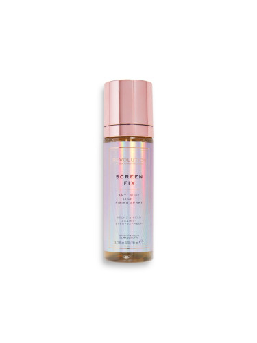 MAKEUP REVOLUTION  Protect Screen Fix Anti Blue Light Setting Spray Фиксатор за грим  95ml