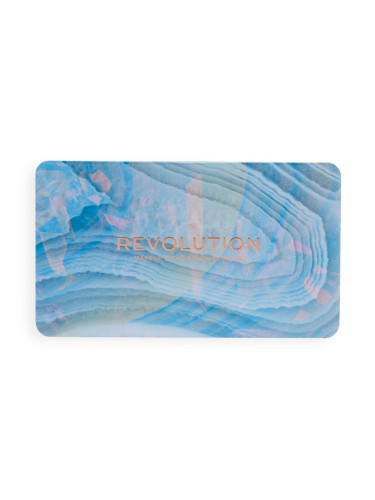 MAKEUP REVOLUTION Crystal Aura Forever Flawless Eyeshadow Palette Aventurine Сенки палитра  19,8gr