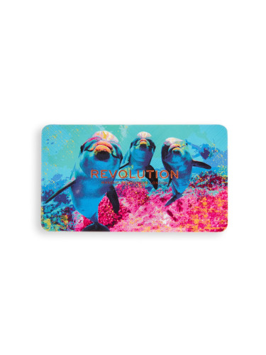 MAKEUP REVOLUTION Forever Flawless Hydra Dolphin Eyeshadow Palette Сенки палитра  20gr