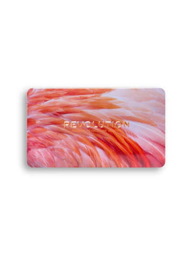 MAKEUP REVOLUTION Forever Flawless Flamboyance Flamingo Eyeshadow Palette Сенки палитра  20gr