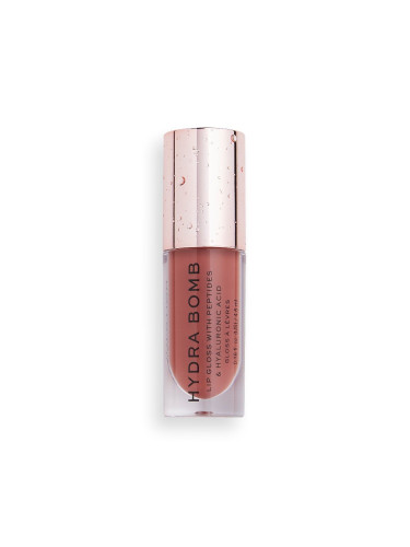 MAKEUP REVOLUTION Hydra Bomb Lip Gloss Deep Nude Глос блясък за устни  4,6ml