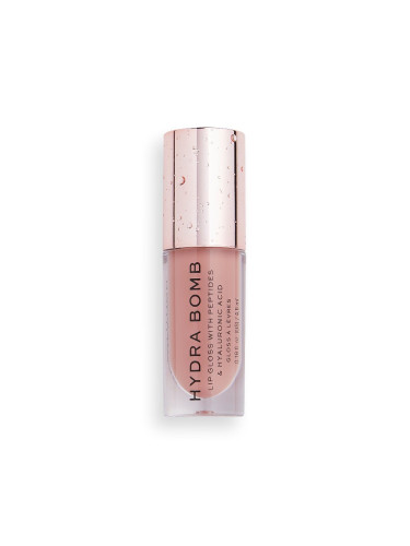 MAKEUP REVOLUTION Hydra Bomb Lip Gloss Drippin Nude Глос блясък за устни  4,6ml