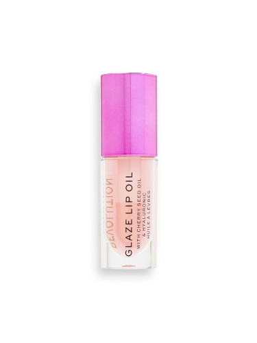Makeup Revolution Glaze Lip Oil Glam Pink Продукт за устни  4,6gr