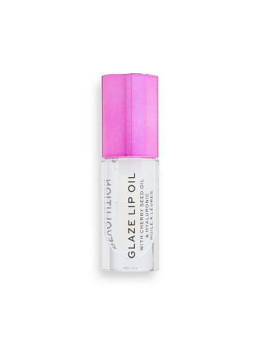 Makeup Revolution Glaze Lip Oil Lust Clear Продукт за устни  4,6gr
